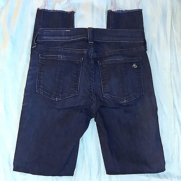 Rag & Bone Stretchy ankle skinny with frayed hem - Picture 4 of 7